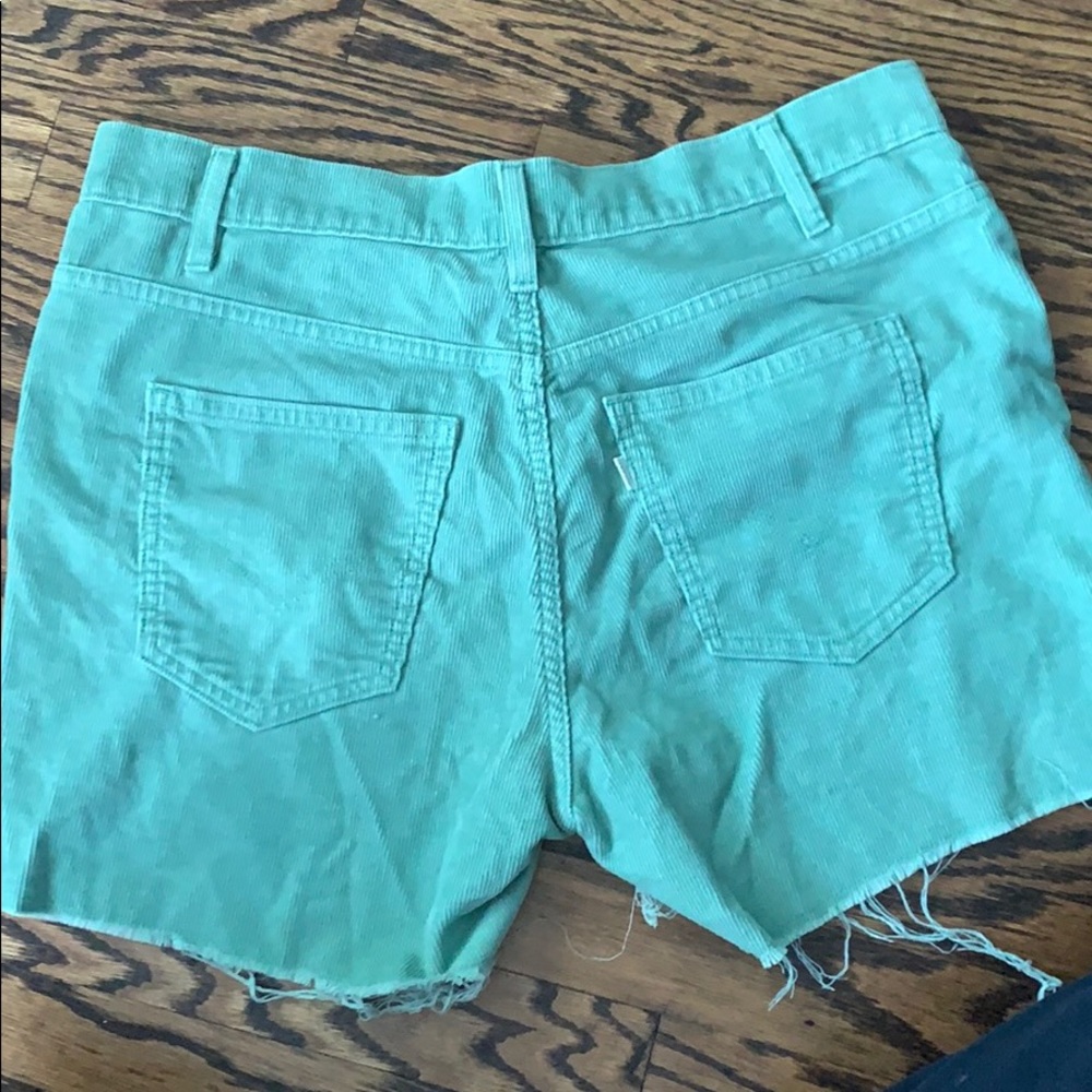 Levi’s shorts corduroy green